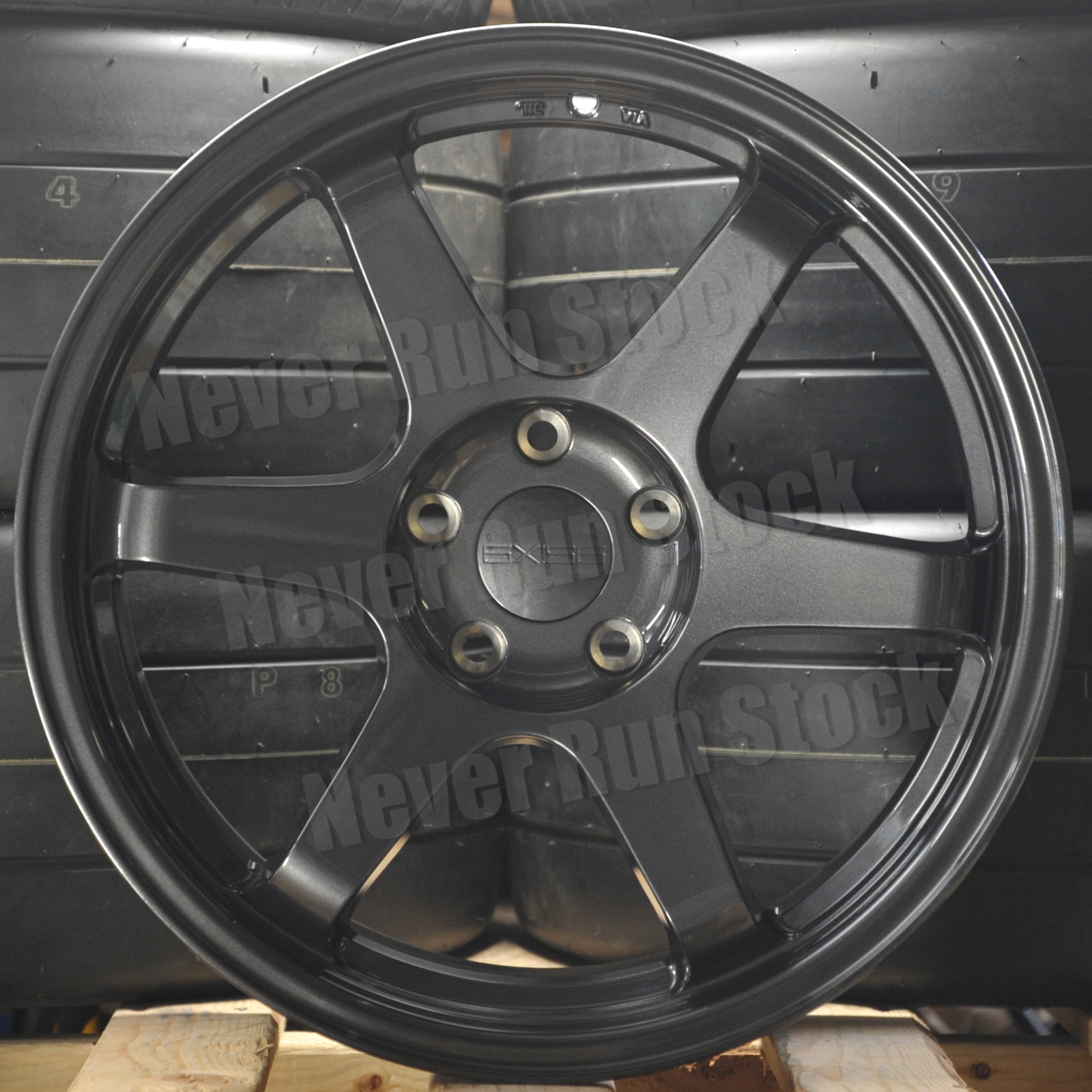 9SIX9 SIX-1 18x8.5 5x112 +35 OFFSET CARBON GRAY TE 6 SPOKES SPORT