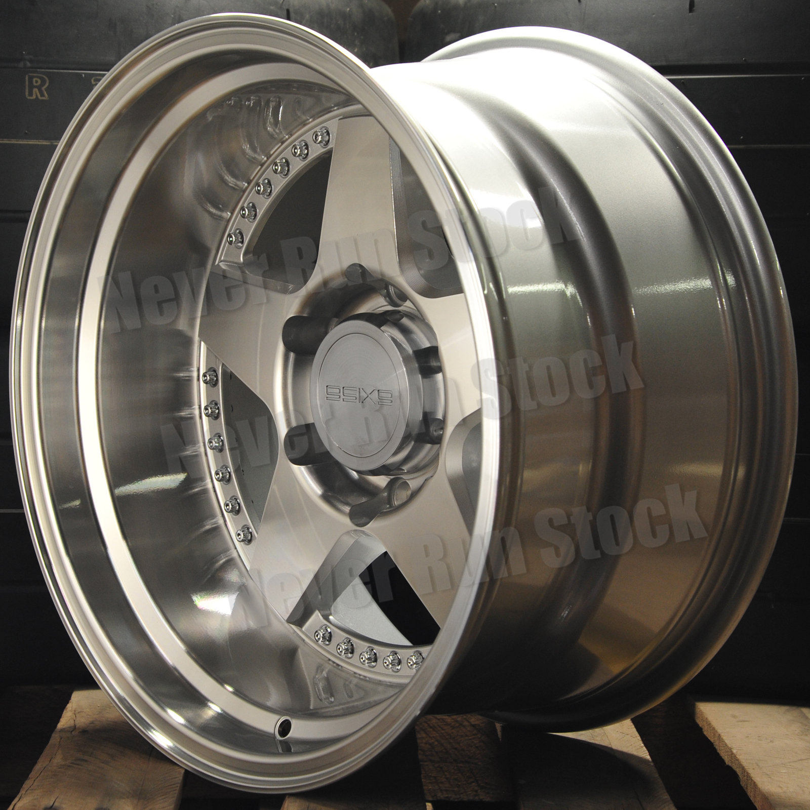 if six was nine シルバーフォックス 9SIX9 FIVE-2 17x9 6x139.7 6x5.5 -36 MACHINE SILVER 5 SPOKE 5