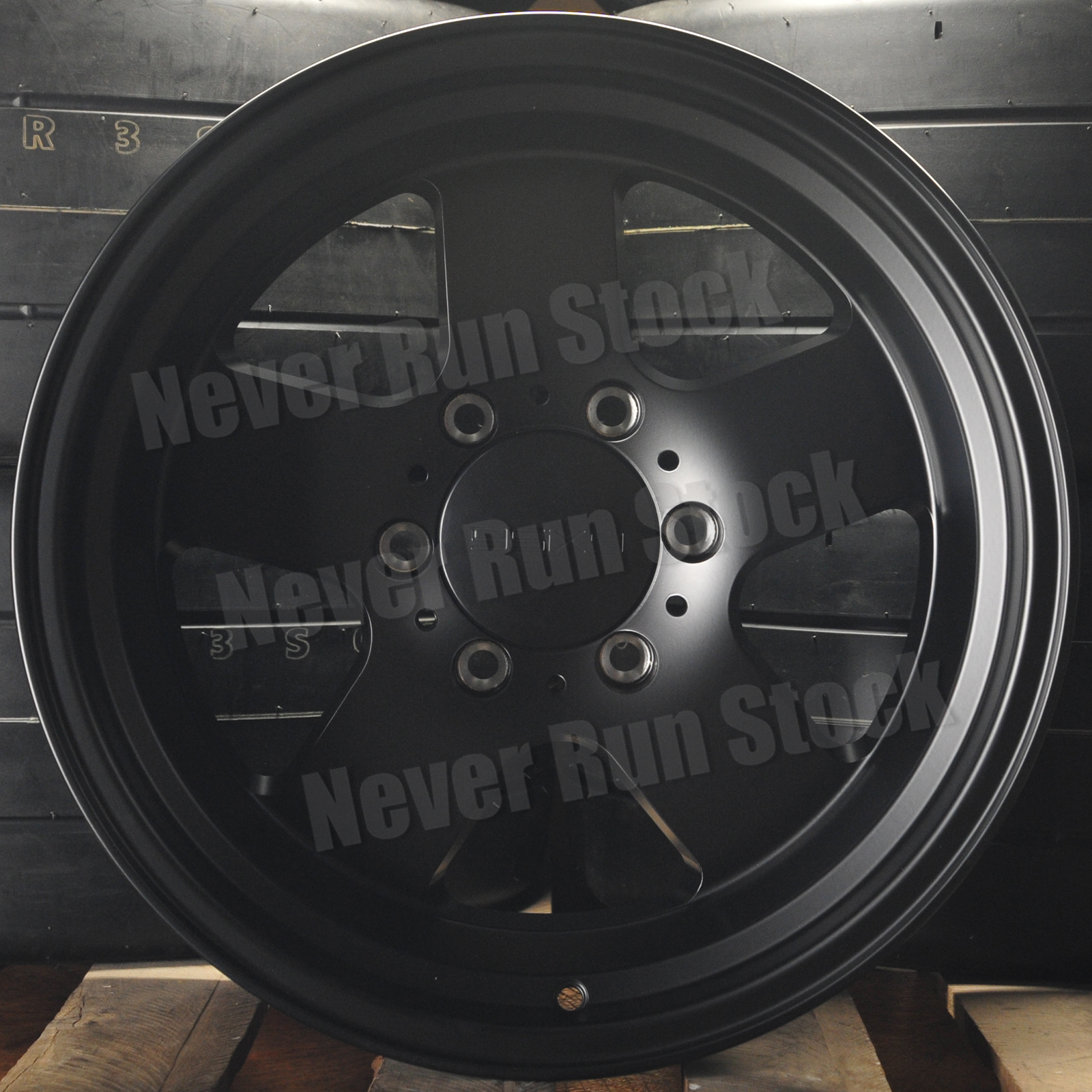 ろんぐらいだぁす! 9 9SIX9 FIVE-3 17x9 6x139.7 6x5.5 -36 MATTE BLACK 5 SPOKE 5