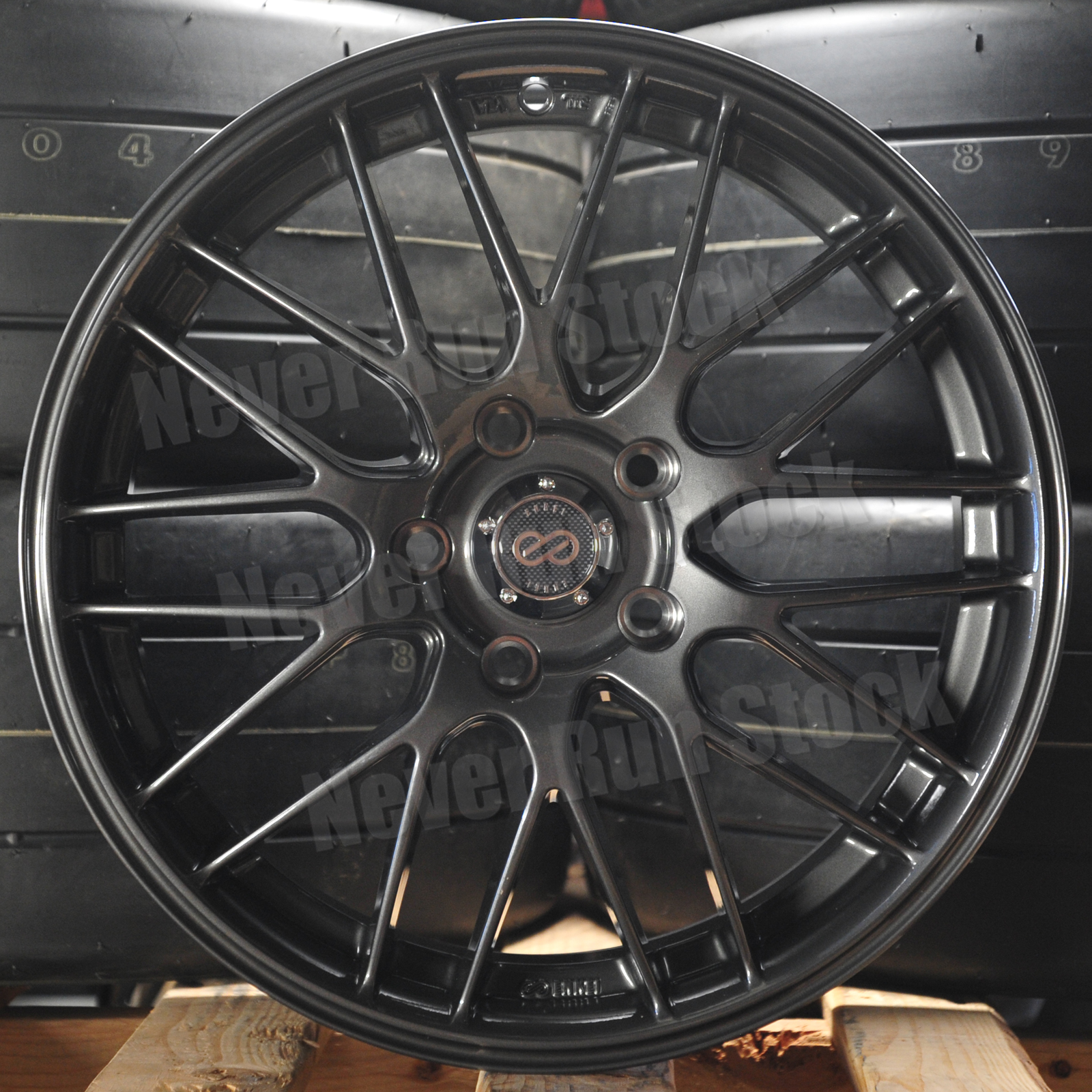 AUTHENTIC ENKEI EKM3 18x8 5x114.3 +40 OFFSET GUNMETAL MESH AUTHENTIC ENKEI EKM3 18x8 5x114.3 +40 OFFSET GUNMETAL MESH