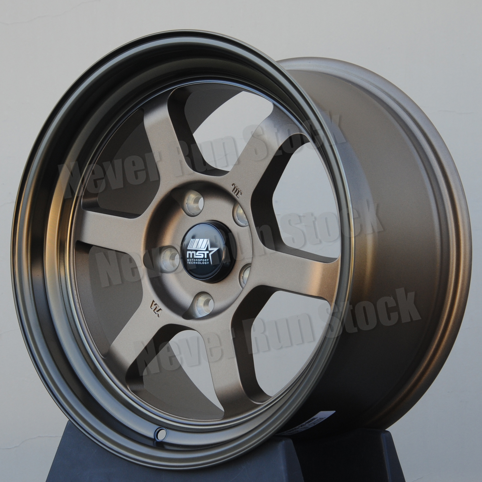 MST MT-01 16x8 5x114.3 20 OFFSET 6 SPOKE MATTE BRONZE WITH LIP
