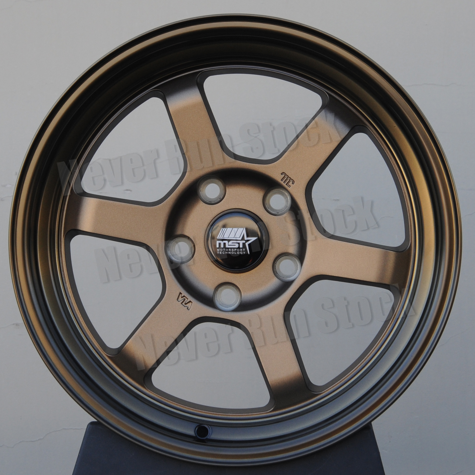 MST MT-01 16x8 5x114.3 20 OFFSET 6 SPOKE MATTE BRONZE WITH LIP