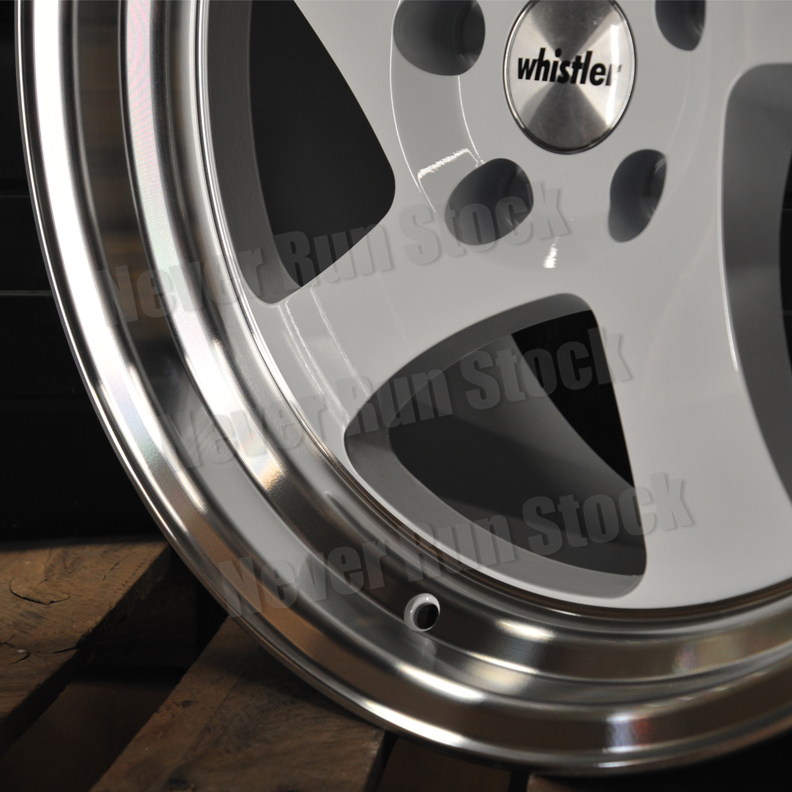 Whistler KR1 18インチ　9.5J +35 5穴 PCD100 WHISTLER KR1 18x9.5 5x100 35 OFFSET WHITE MACHINE LIP 5 SPOKE